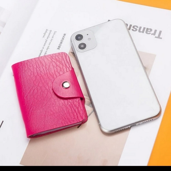 Pink Snap Closure Wallet - Picture 3 of 6